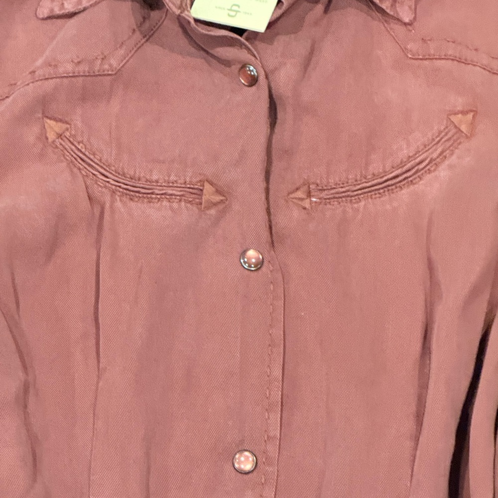 Stetson Tobacco Tencel Western Dress NWT Women’s Size Small $180 - Picture 3 of 6